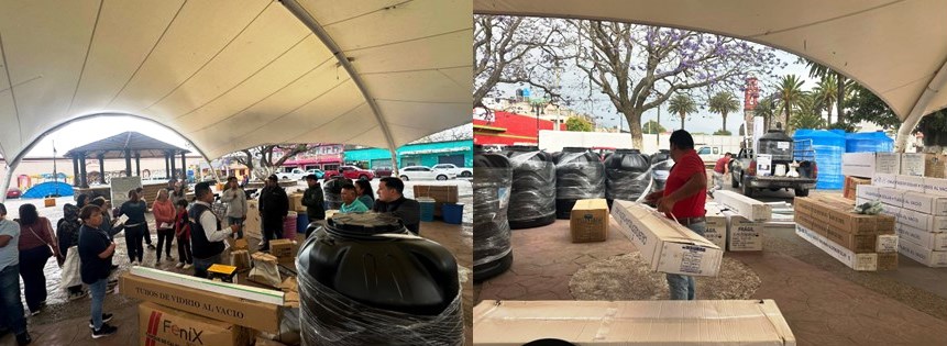 En Atlautla, La economía familiar es favorecida con programa de adquirir apoyos a bajo costo.