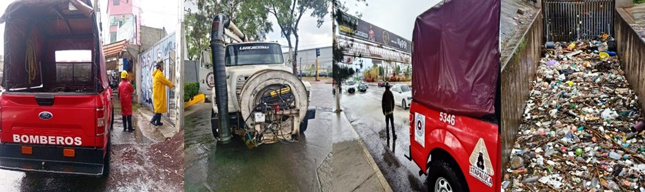 En Ixtapaluca  P. C. y Bomberos mantienen monitoreo permanente tras lluvias; no hay afectaciones reportadas.