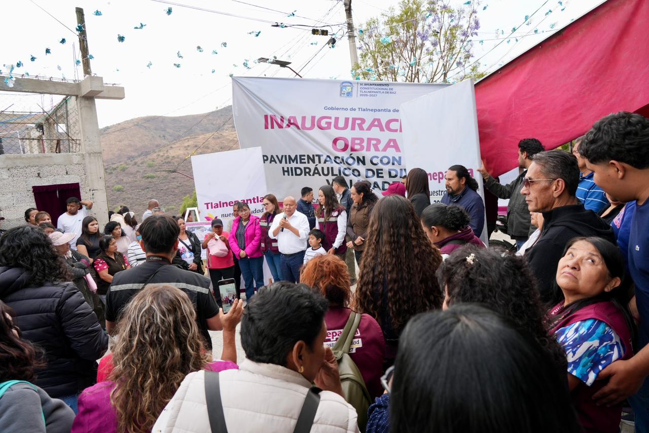 TLALNEPANTLA IMPULSA LA INFRAESTRUCTURA URBANA EN EL EX EJIDO DE TEPEOLULCO CON UNA INVERSIÓN SUPERIOR A LOS 21 MILLONES DE PESOS